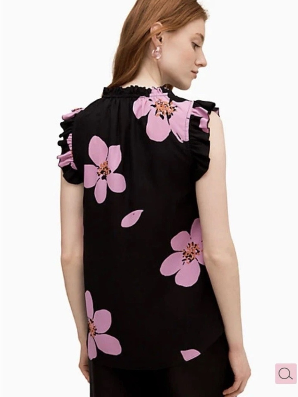 Kate Spade Blouse in Grand Flora Print Size Small - Picture 6 of 8